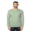 Threadfast Apparel Unisex Ultimate Long-Sleeve T-Shirt M ARMY HEATHER view 1