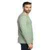 Threadfast Apparel Unisex Ultimate Long-Sleeve T-Shirt M ARMY HEATHER view 3