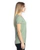 Threadfast Apparel Ladies' Ultimate V-Neck T-Shirt XL ARMY HEATHER view 2