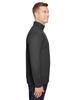 Team 365 Men's Zone Sonic Heather Performance Quarter-Zip L BLACK HEATHER view 3