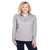 Team 365 Ladies' Zone Sonic Heather Performance Quarter-Zip S ATHLETIC HEATHER view 1