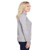Team 365 Ladies' Zone Sonic Heather Performance Quarter-Zip S ATHLETIC HEATHER view 2