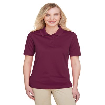 Harriton Ladies' Advantage Snag Protection Plus IL Polo S MAROON