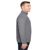 Team 365 Men's Zone Sonic Heather Performance Quarter-Zip M DK GREY HEATHER view 3