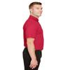 Devon & Jones CrownLux Performance Men's Address Melange Polo 4XL RED HEATHER view 2