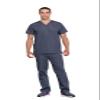 Cherokee Adult's Unisex Top and Scrub Pant Set, Pewter, X-Large view 2