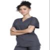 Cherokee Adult's Unisex Top and Scrub Pant Set, Pewter, X-Large view 3