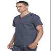Cherokee Adult's Unisex Top and Scrub Pant Set, Pewter, X-Large view 4