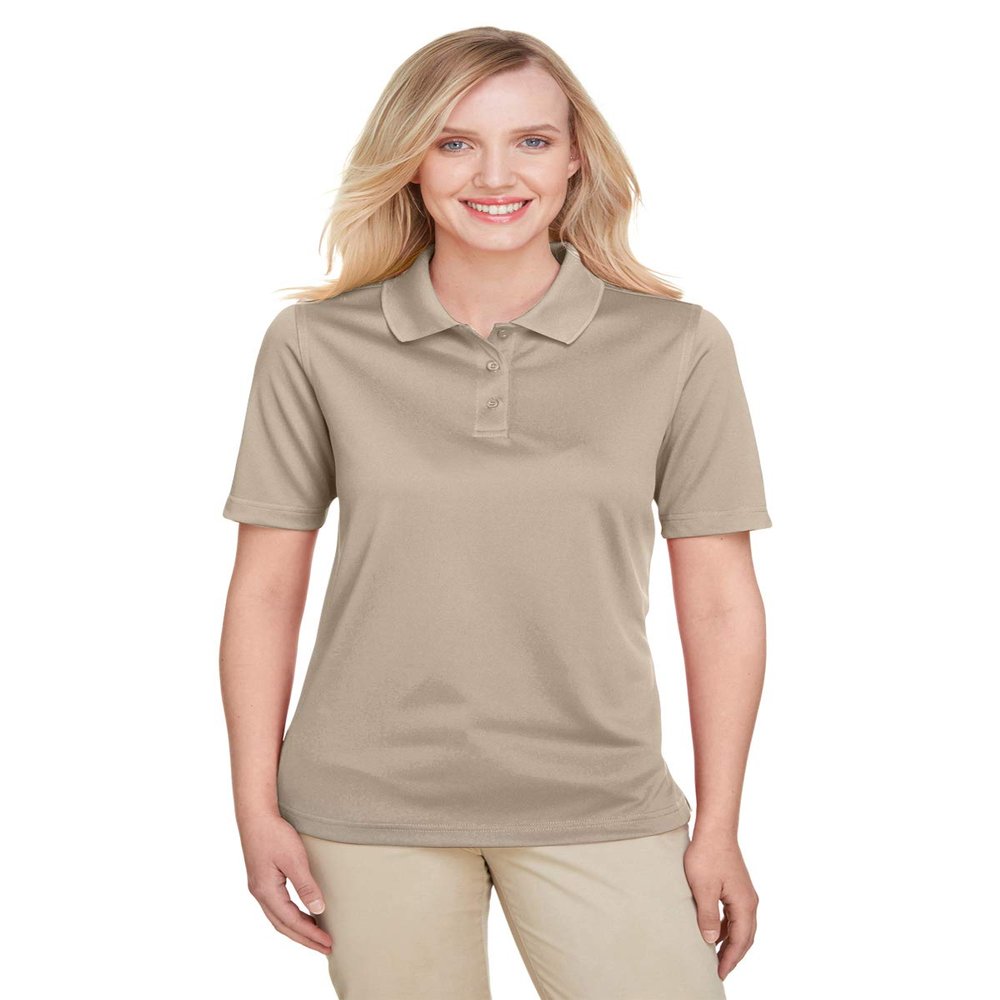 Harriton Ladies' Advantage Snag Protection Plus IL Polo L KHAKI