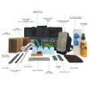 Demon Hyper Ski Tuning Kit & Snowboard Tune Kit with Iron, 1lb Wax Block & Base Cleaner and Elite X Ski and Snowboard Edge Tuner w/Side Edge Multi-Tool w/ 3 Diamond Files (with 2 pc Vise and Apron) view 2
