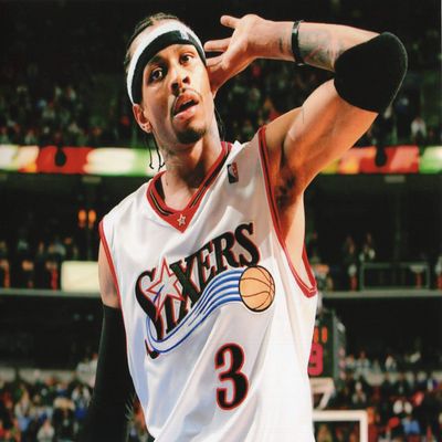 ALLEN IVERSON PHILADELPHIA 76ERS 8X10 SPORTS ACTION PHOTO (NN-1)