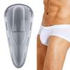 Agoky Mens Bugle Pouch Enhancing Silicone Pad Swimwear Swim Trunks Shorts Lightweight Enhance Inside Pads Grey One Size view 1