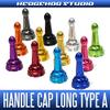 HEDGEHOG STUDIO Handle Screw Cap for DAIWA SHI Spinning Reel HLC-SD-A Gold view 1