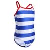 ranrann Kids Girls One-Piece Swimsuit Striped Swimwear Quick Dry Bathing Suit Beachwear Blue 4 view 3