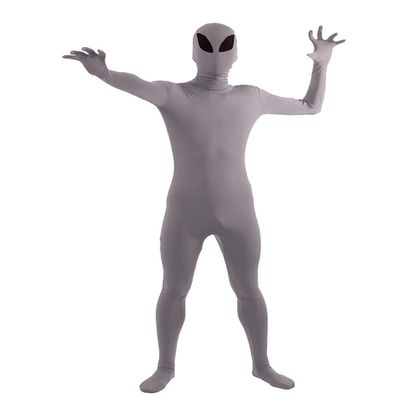 VSVO Full Body Greenman Suit - Lime Green (Grey Alien, X-Large)