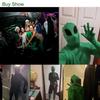 VSVO Full Body Greenman Suit - Lime Green (Grey Alien, X-Large) view 2
