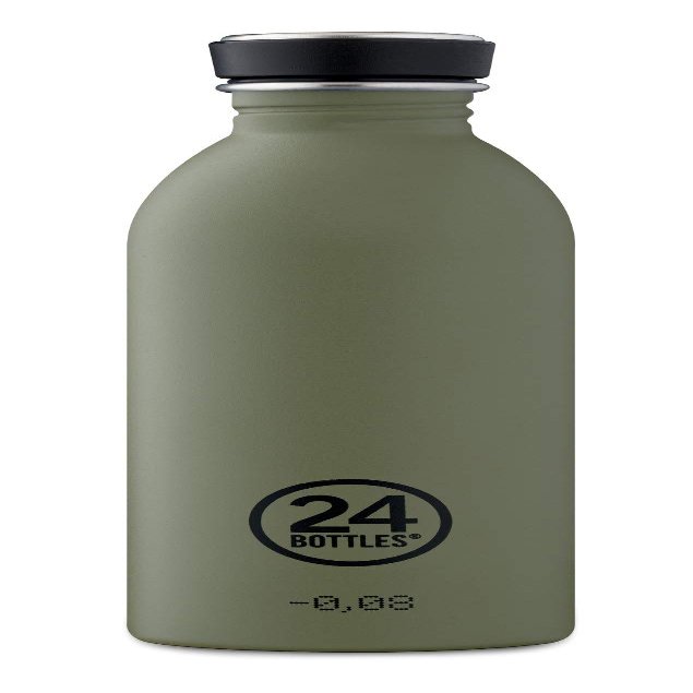 24BOTTLES Urban drinking bottle 500 ml Daily usage Black,Olive Stainless steel