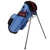 Orlimar SRX 7.4 Golf Stand Bag, Blue/Red Lightweight Golf Club Bag for Men & Women with 7 Way Divider Top 4 Zippered Pockets Rain Hood Cover Padded Double Carry Strap view 3
