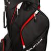 Orlimar CRX 14.6 Golf Cart Bag, Black/Red Lightweight Golf Club Bag for Men with Cooler Pocket Built in 14 Way Divider Top 6 Zippered Pockets Rain Hood Cover Padded Double Carry Strap view 3