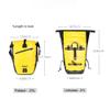 Rhinowalk Bike Bag Waterproof Bike Pannier Bag 27L for Bicycle Cargo Rack Saddle Bag Shoulder Bag Laptop Pannier Rack Bicycle Bag Professional Cycling Accessories-Yellow view 2