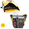 Rhinowalk Bike Bag Waterproof Bike Pannier Bag 27L for Bicycle Cargo Rack Saddle Bag Shoulder Bag Laptop Pannier Rack Bicycle Bag Professional Cycling Accessories-Yellow view 3