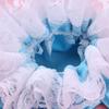 ACSUSS Men's Shiny Satin Frilly Drawstring Pouch Ruffle C-String Sissy Lingerie Underwear Blue One Size view 4
