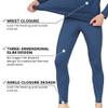 HEROBIKER Mens Thermal Underwear Set Skiing Winter Warm Base Layers Tight Long Johns Top & Bottom Set with Fleece Lined Blue M view 3