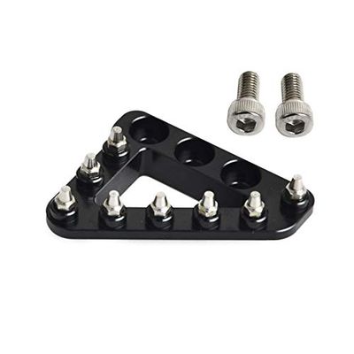 ShineBear Fittings CNC Rear Brake Pedal Tip Large for KTM 690 950 990 1090 1190 1290 SMC SMR Duke Supermotor Enduro Adventure All Years - (Color: Black)