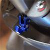 ShineBear Fittings Foldable Motorcycle Hook CNC Aluminum for Honda Yamaha Kawasaki Suzuki Aprilia Scooter Rsz Jog Cygnus Force - (Color: Blue) view 4