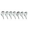 AGX Men's Tour XS Regular Flex Regular Length; Complete Hybrid Game Improvement Stainless Steel Irons Set 3,4,5,6,7,8 & 9 Graphite Edition: Right Hand view 1