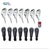 AGX Men's Tour XS Regular Flex Regular Length; Complete Hybrid Game Improvement Stainless Steel Irons Set 3,4,5,6,7,8 & 9 Graphite Edition: Right Hand view 2