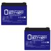 Mighty Max Battery 12V 35AH Gel Replaces Spin It Golf GC3 Electric Caddy - 2 Pack view 1