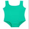 City Threads Girls One Piece Swimsuit UPF 50+ Comfortable Durable Soft Made in USA, Aqua, 12-18 Months view 1