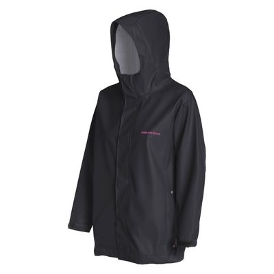 Grundns Womens Neptune Commercial Fishing Jacket | Waterproof, Adjustable, Black, X-Large