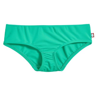 City Threads Girls Swim Bikini Bottom - UPF 50+ Sun Protection, Soft, Comfortable, Durable, Made in USA - Aqua, 14
