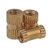ShineBear 50Pcs M5 Injection Nut Copper Insert Knurled Nuts Knurling Tool - (Size: M5X6X7.3) view 1