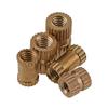 ShineBear 50Pcs M5 Injection Nut Copper Insert Knurled Nuts Knurling Tool - (Size: M5X6X7.3) view 2