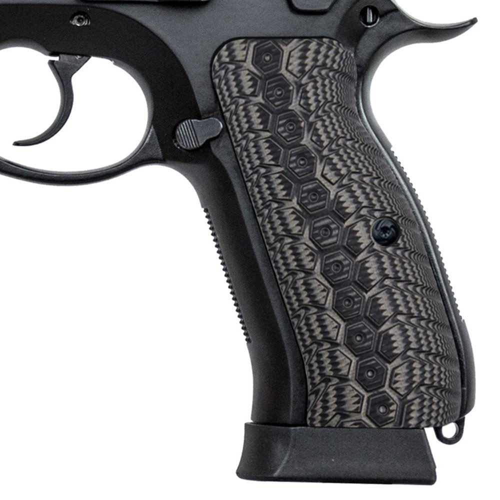 Guuun CZ 75 Grips Full Size CZ 75B G10 Gun Grip Thin OPS Mechanical Texture