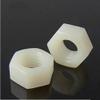 ShineBear 1000pcs/Lot Metric DIN934 Nylon Hex Nut M4 Plastic Hexagon Nut Screw Nut view 1