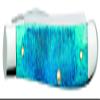 Case XX WR Pocket Knife Mini Trapper Caribbean Blue Jig Bone Item #25593 - (6207 SS) - Length Closed: 3 1/2 Inches view 3