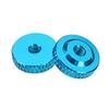 ShineBear 10Pcs M3 Knurled Thumb Nut w/Collar Screw Spacer Washer Aluminum Alloy Multicolor for FPV RC Model Toys Gold view 4