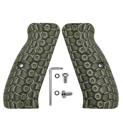 Guuun CZ 75 Grips Full Size CZ 75B G10 Gun Grip Thin OPS Mechanical Texture