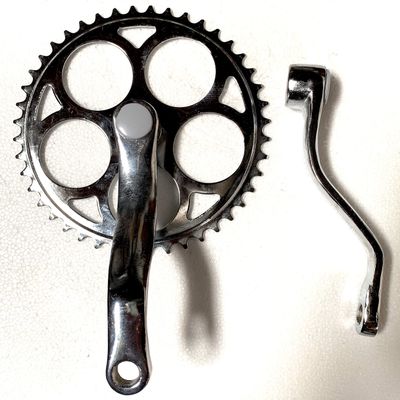 BGF 80cc Bicycle Motorized Gas Motor Engine Parts - Wider Pedal Crank arm only 1.25"