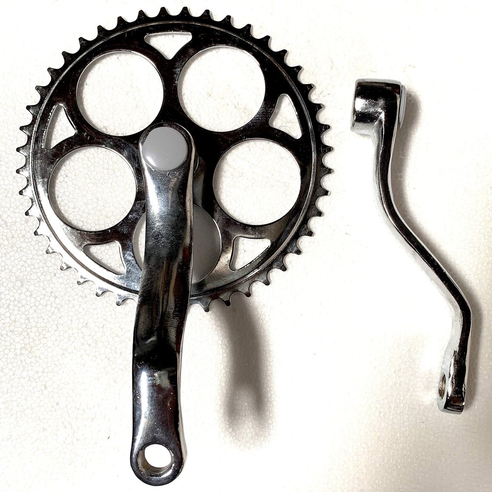 BGF 80cc Bicycle Motorized Gas Motor Engine Parts - Wider Pedal Crank arm only 1.25"