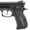 Guuun G10 Grips for CZ Compact OPS Mechanical Texture CZ-75 P-01 Grip - Gray/Black view 1