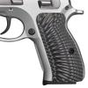 Guuun G10 CZ 75 Compact Grips Sunburst Texture fit CZ P-01, CZ 75 D PCR Compact - Gray/Black view 1