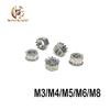ShineBear M3 M4 M5 M6 M8 M10 Galvanized K-Type K-Lock Nut Keps Nuts Toothed Polydentate Hex Nut - (Size: M10 10PCS) view 1