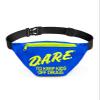 Tipsy Elves DARE Fanny Pack - Neon Blue Crossbody Bags w/Adjustable Waist Belt Straps Retro 80s Novelty Waist Bag view 1