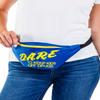 Tipsy Elves DARE Fanny Pack - Neon Blue Crossbody Bags w/Adjustable Waist Belt Straps Retro 80s Novelty Waist Bag view 3