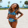 Tipsy Elves DARE Fanny Pack - Neon Blue Crossbody Bags w/Adjustable Waist Belt Straps Retro 80s Novelty Waist Bag view 4